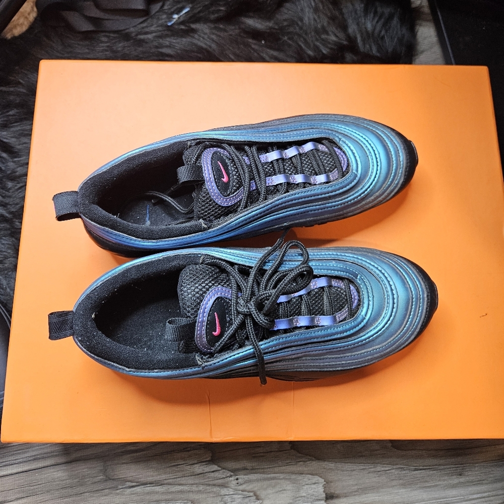 Nike Air Max 97 Black and Blue Sneakers
